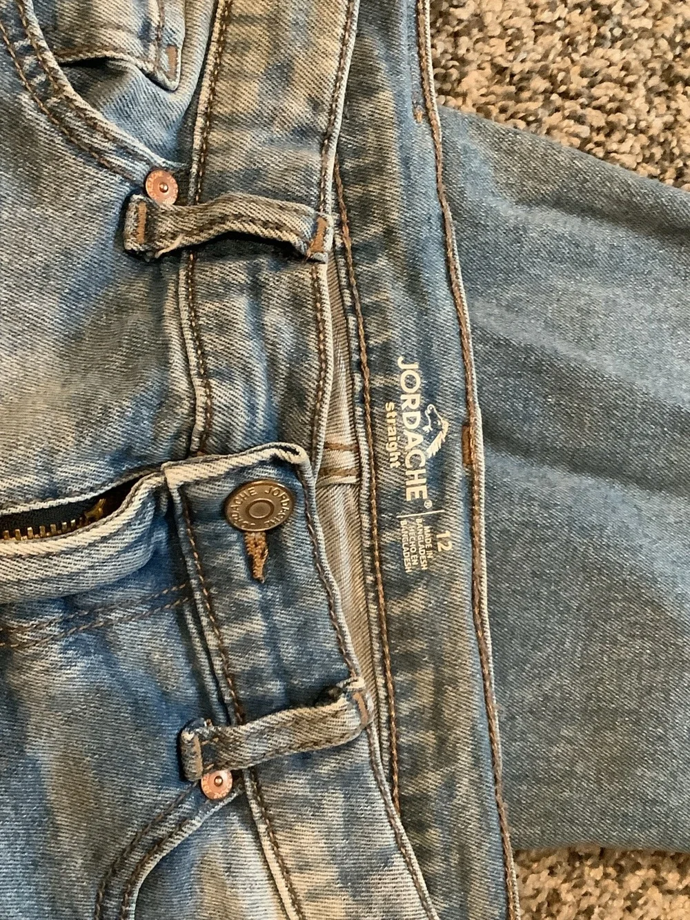 Jordache Light Blue Distressed Kids Jeans